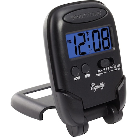 La Crosse Technology Equity LCD Travel Alarm Clock 31302